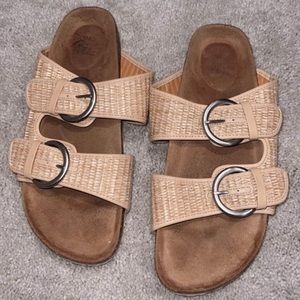 Tan sandals